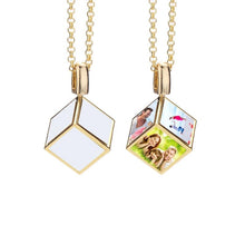 Load image into Gallery viewer, Cube Necklace w/ chain
