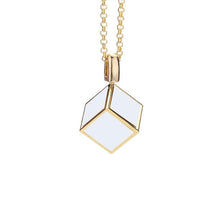 Load image into Gallery viewer, Cube Necklace w/ chain
