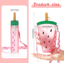 Load image into Gallery viewer, Ice Cream and Watermelon Water Bottles- *Size: Approximately 8in x 4.5in
